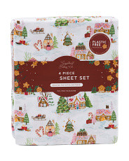 Gingerbread Town House Sheet Set | Bed & Bath | Marshalls | Marshalls