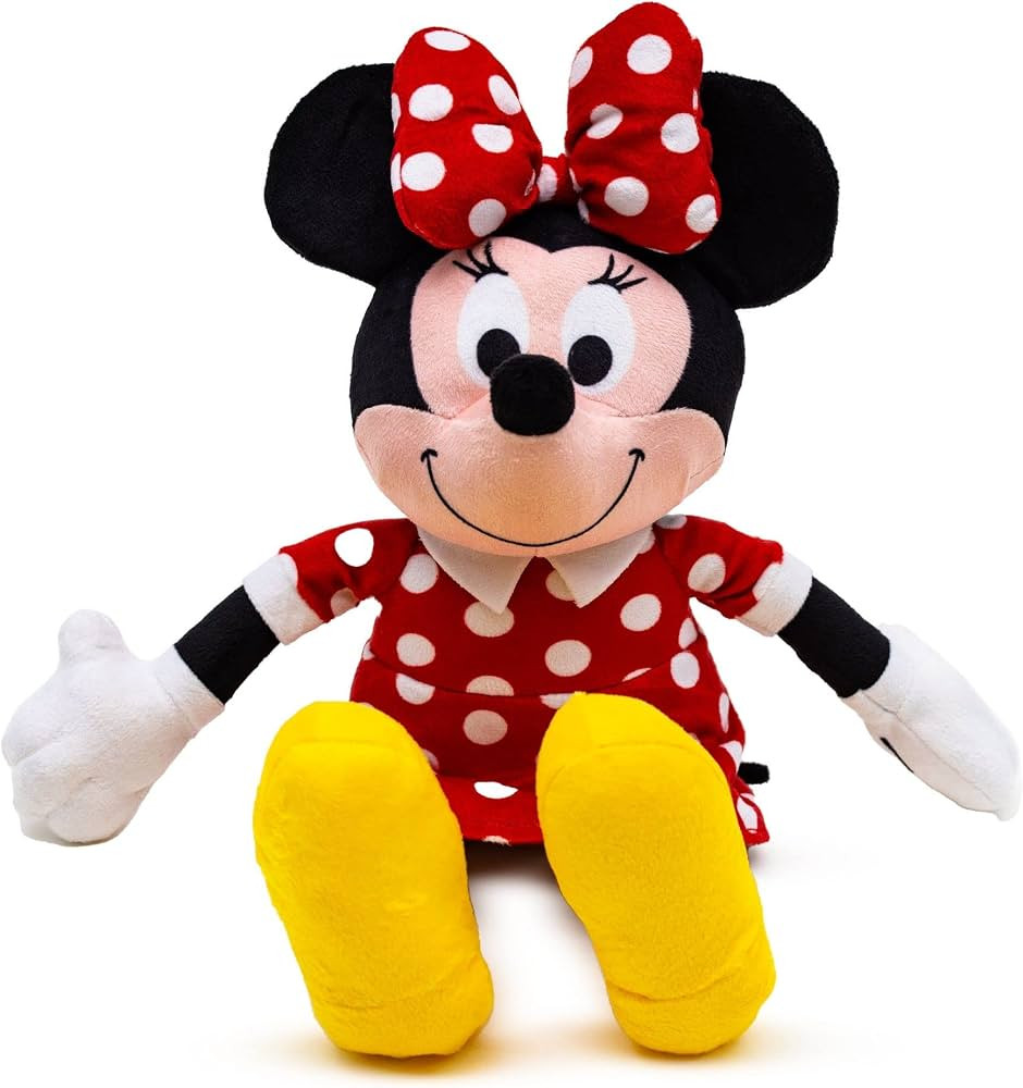 Buckle-Down Disney Dog Toy, Disney Minnie Mouse Smiling Sitting Pose Pet Toy, Plush | Amazon (US)