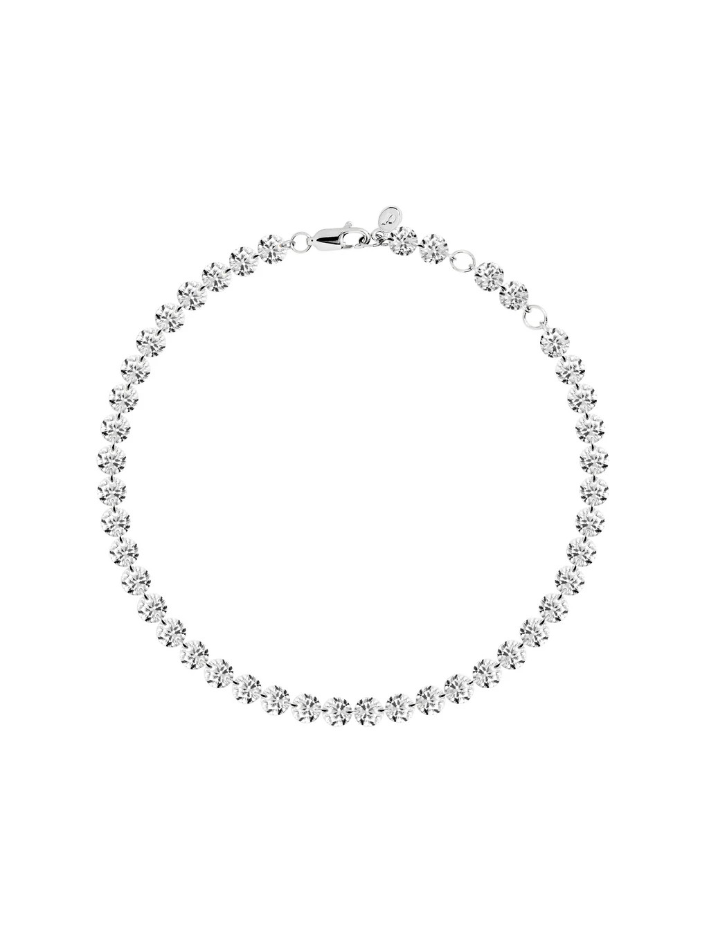 FLOATING ETERNITY ANKLET IN 5MM MOISSANITE | Dorsey