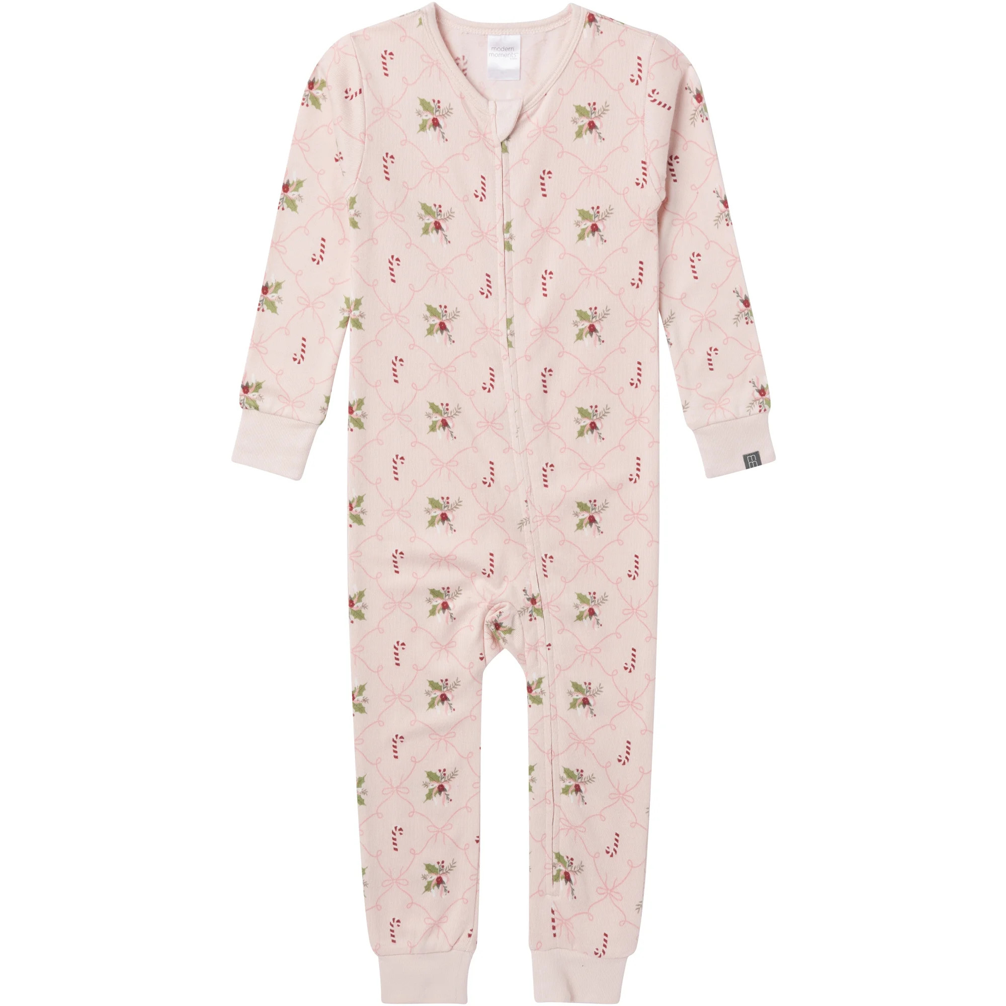Modern Moments by Gerber Christmas One-Piece Pajama, Sizes 12 Months - 5T | Walmart (US)