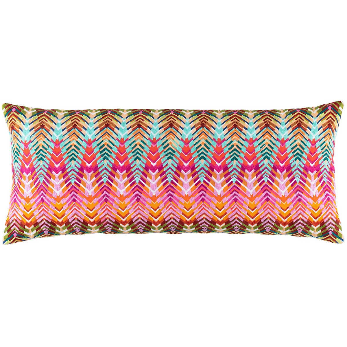 Anjelica Embroidered Multi Decorative Pillow | Annie Selke