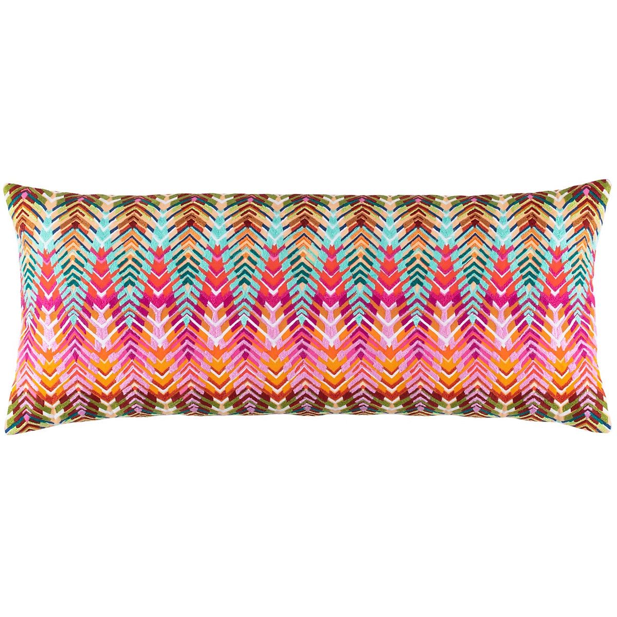 Anjelica Embroidered Multi Decorative Pillow | Annie Selke