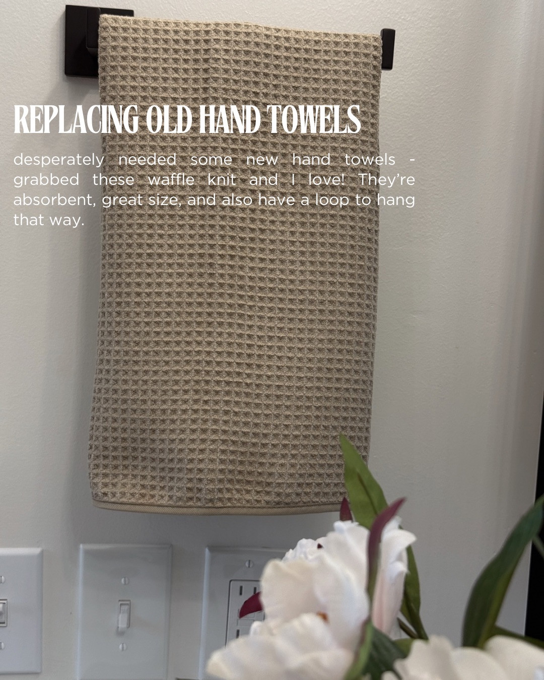 Love how chic these hand towels are & from Amazon!

bathroom essentials, cozy towels, microfiber towels, waffle weave, lint free, hallie ragan

#LTKdayinmylife #LTKmomlife #LTKHome