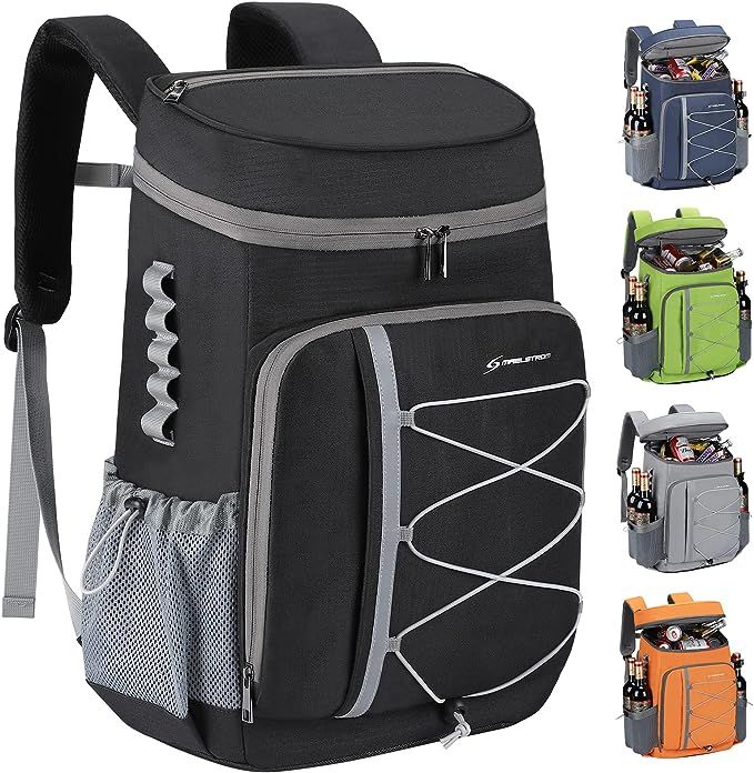 Maelstrom Cooler Backpack,35 Can Backpack Cooler Leakproof,Insulated Soft Cooler Bag,Camping Cool... | Amazon (US)