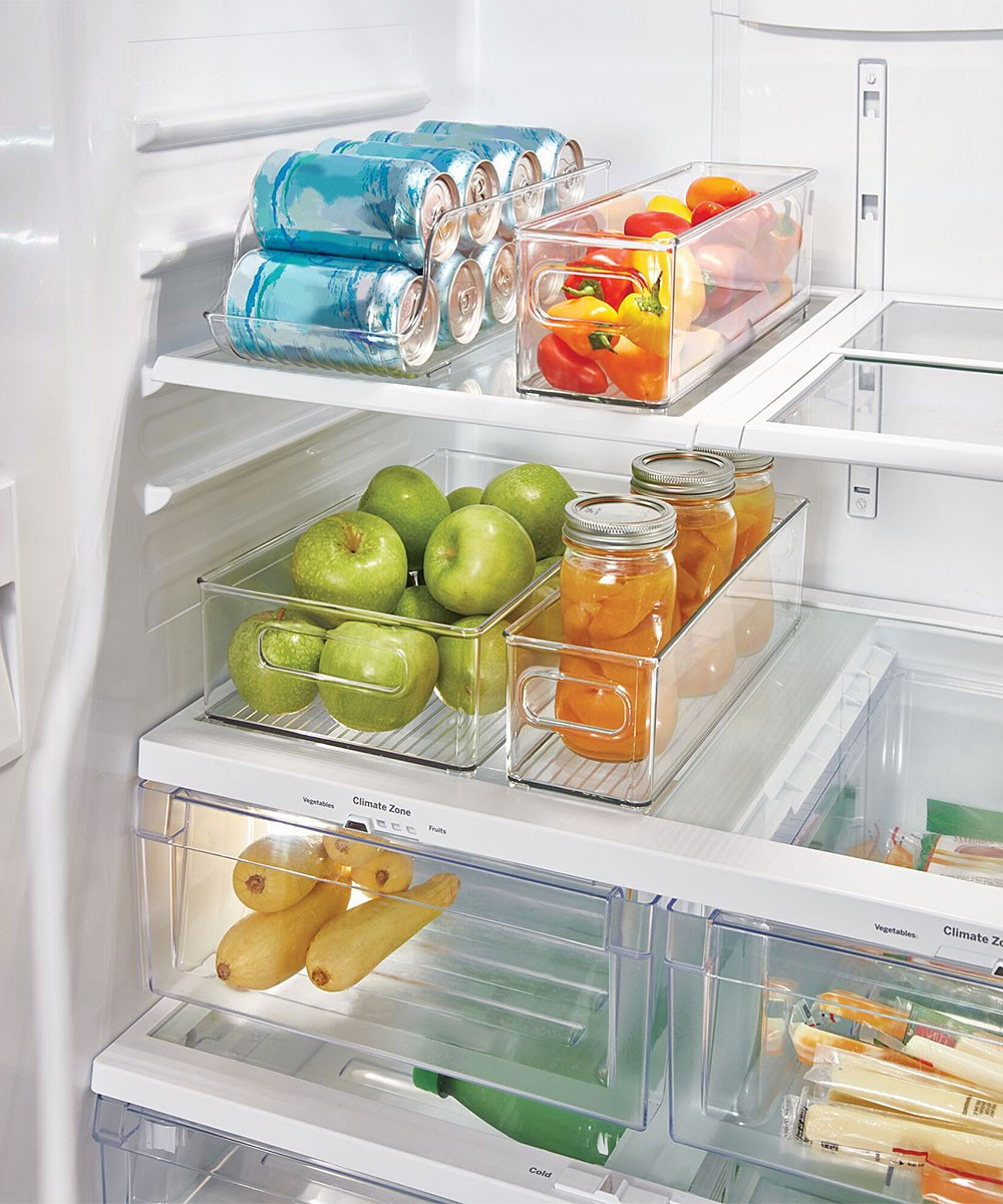 iDesign Storage Bins Clear - Clear Storage Bin - Set of Four | Zulily