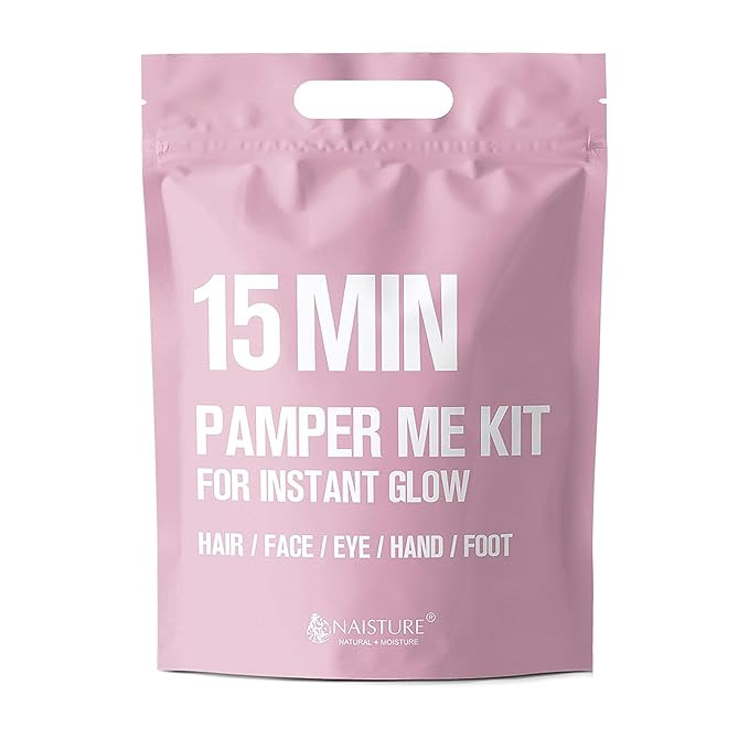 NAISTURE 15 MIN PAMPER ME KIT for Skin Care & Beauty - Hair Mask, Face Mask, Eye Mask, Hand Mask,... | Amazon (US)