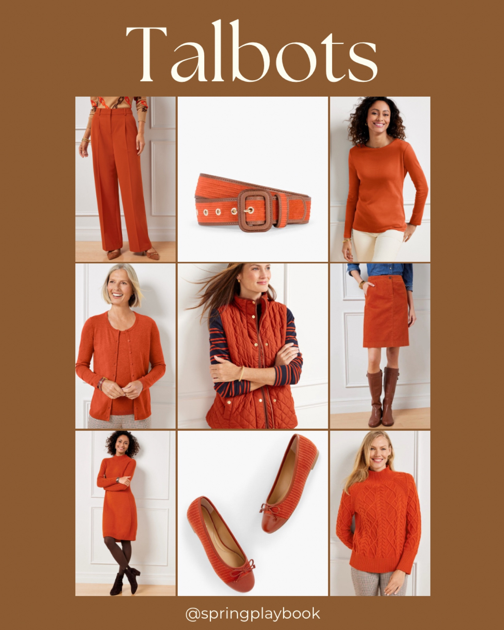 Talbots bright “burnt” orange. In ads and the catalog this looks like a great Spring orange for Warm & Clear Springs!

#createdcolorful #createdcolorfulspring #hocspring #tcitruespring #tcibrightspring #pcaspring #warmspring #clearspring #hocterracotta #springorange

#LTKsalealert #LTKworkwear #LTKmidsize