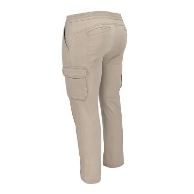 Burnside Men's Stonewash Stretch Cargo Pants | Khaki Small | Target