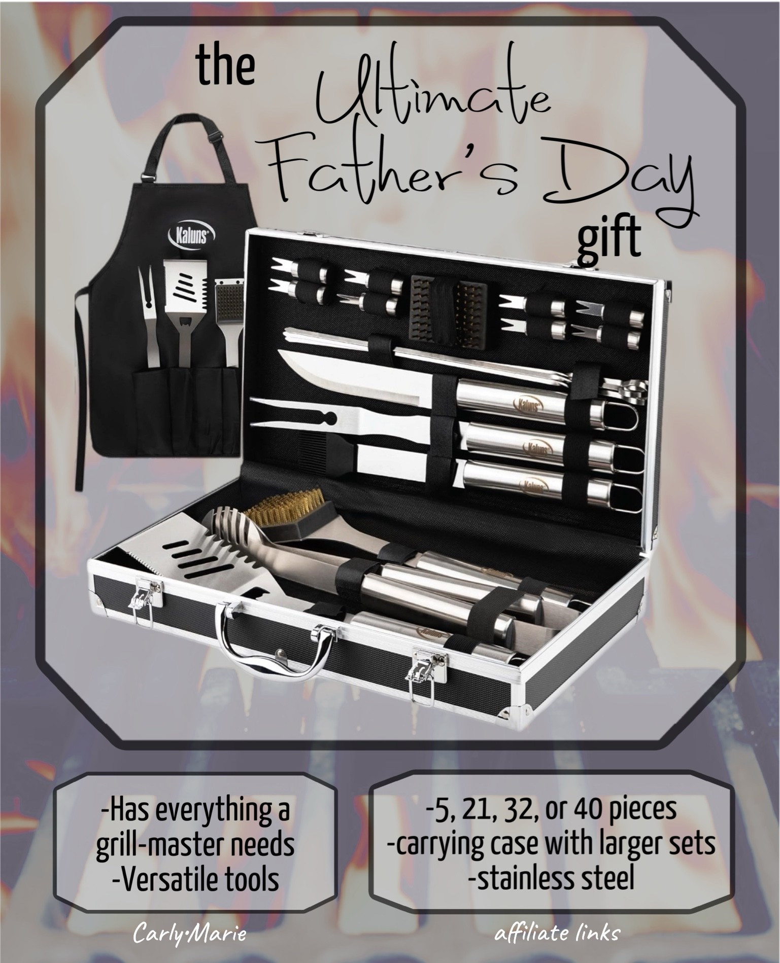 Nothing makes dad happier than cooking for everyone and everyone raving about how amazing and tasty his cooking is. 👀

It hits that “provider” gene. 🕺🏻

This gift would be a hit with any dad because it insinuates that you’re encouraging his providing for his family. 🤴

So just give him a few tools to make doing the providing easier. You know, lending a hand without taking any of the credit away from him. 😉

#LTKMens #LTKfoodie