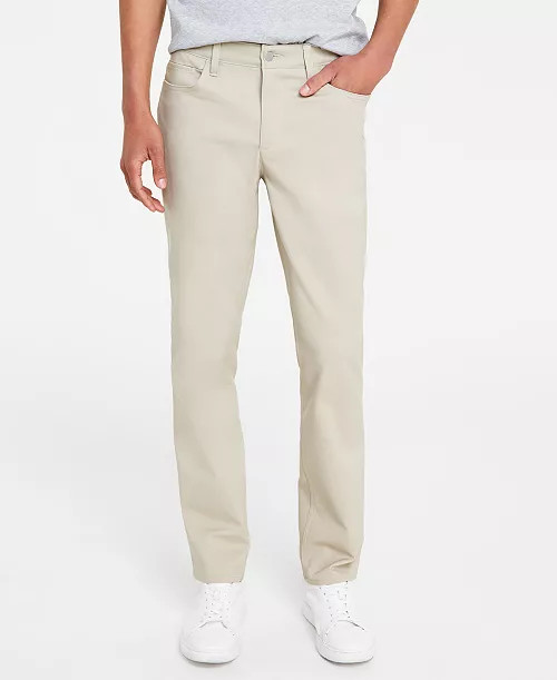 Calvin Klein Men's Ck Move 365 Slim-Fit Performance Stretch Pants - Macy's | Macy's