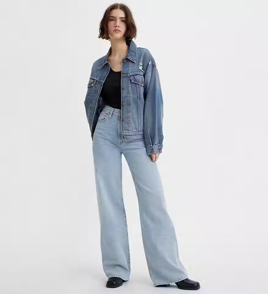 Ribcage Wide Leg Women's Jeans - Light Wash | Levi's® US | LEVI'S (US)