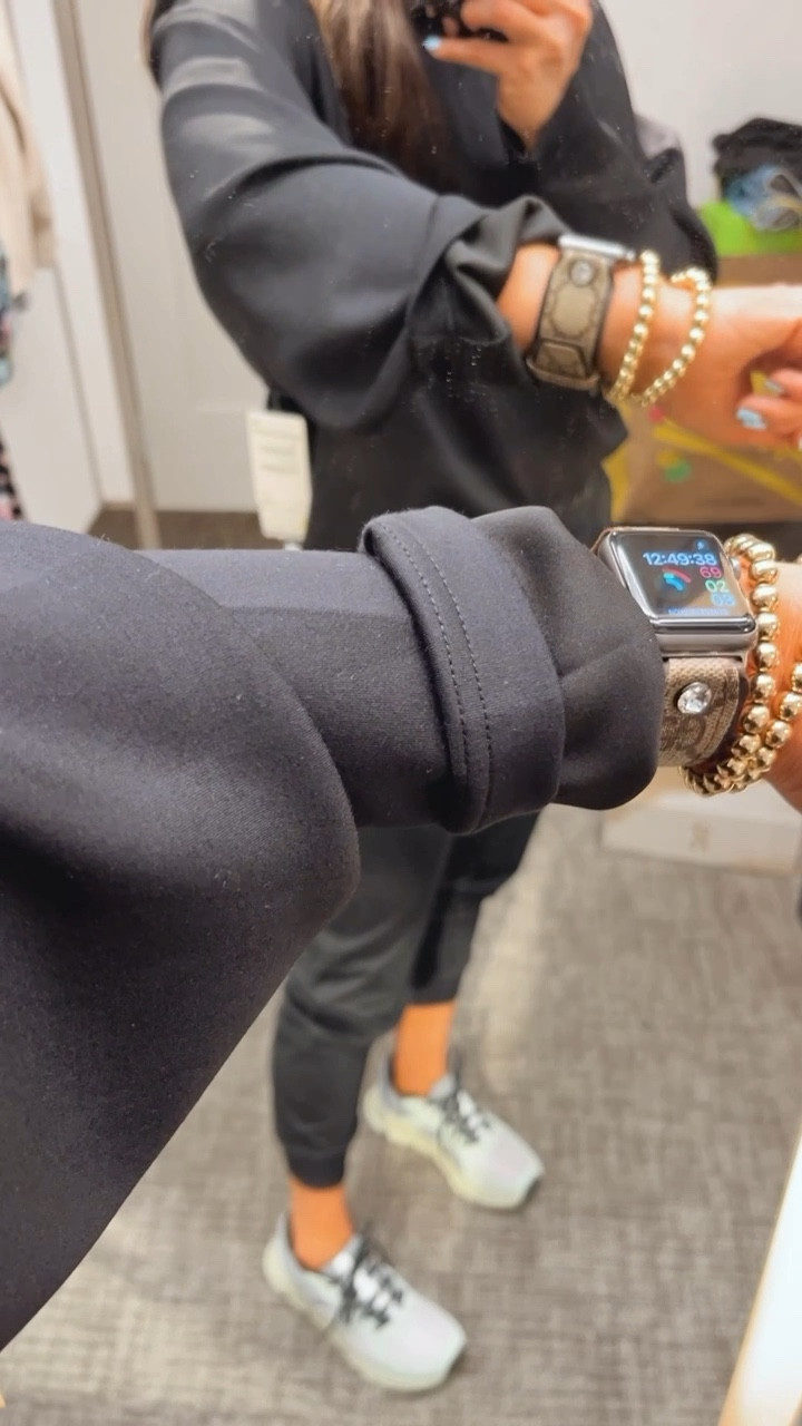 Love the material and feel of this hoodie. It’s so buttery soft & luxe
Runs TTS. I’m wearing size small in both 
Size up 1/2 size in on cloud sneakers 

#LTKSaleAlert #LTKxNSale #LTKSummerSales