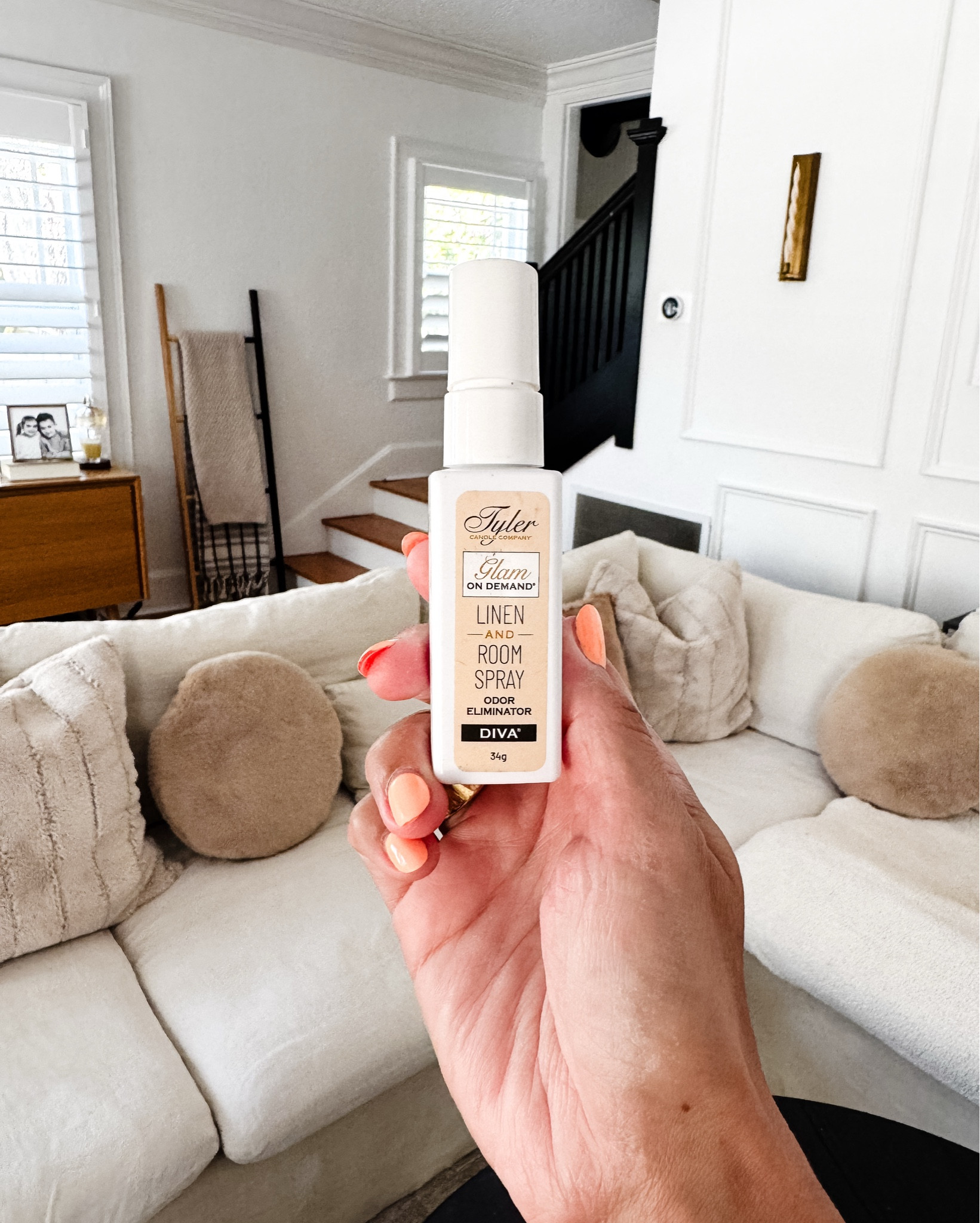 You, your house, and your clothes can smell amazing all the time. I swear by Tyler’s Diva scent, any way I can get it. Room spray helps hide pet odor, and I add a little bit of their detergent to my laundry - literally the compliments are endless

#LTKHome