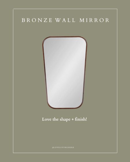 Bronze cowbell mirror 

#LTKsalealert #LTKFind #LTKhome
