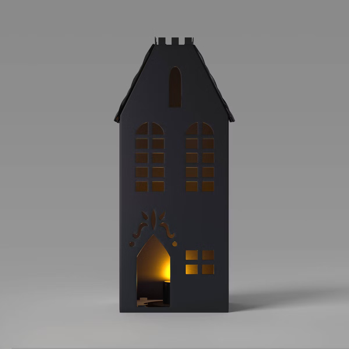 7" Small Metal House Decorative Sculpture - Hyde and EEK! Boutique™ Black | Target