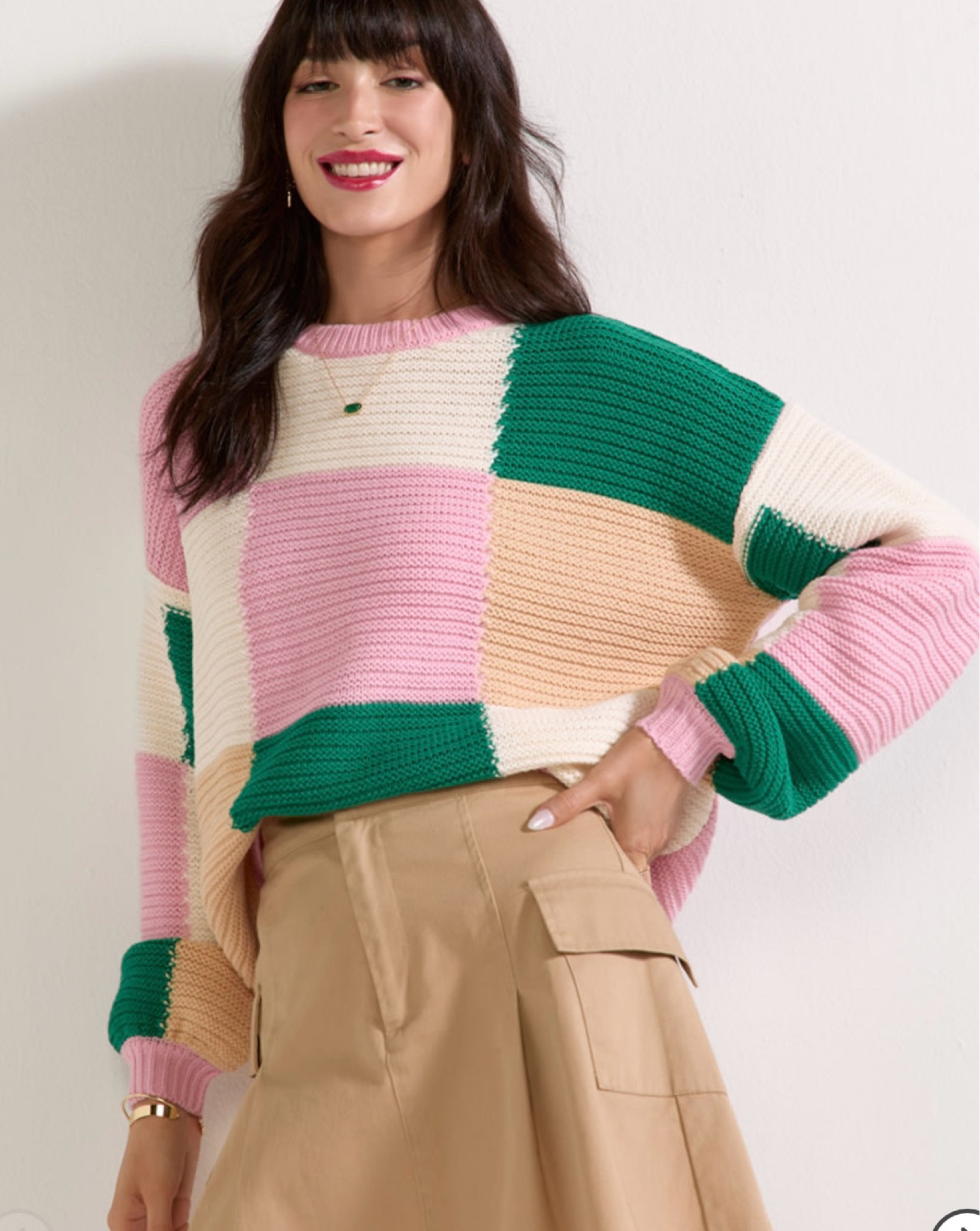 Oversized Colorblock Pullover Sweater 👚 

#LTKSeasonal #LTKU #LTKStyleTip