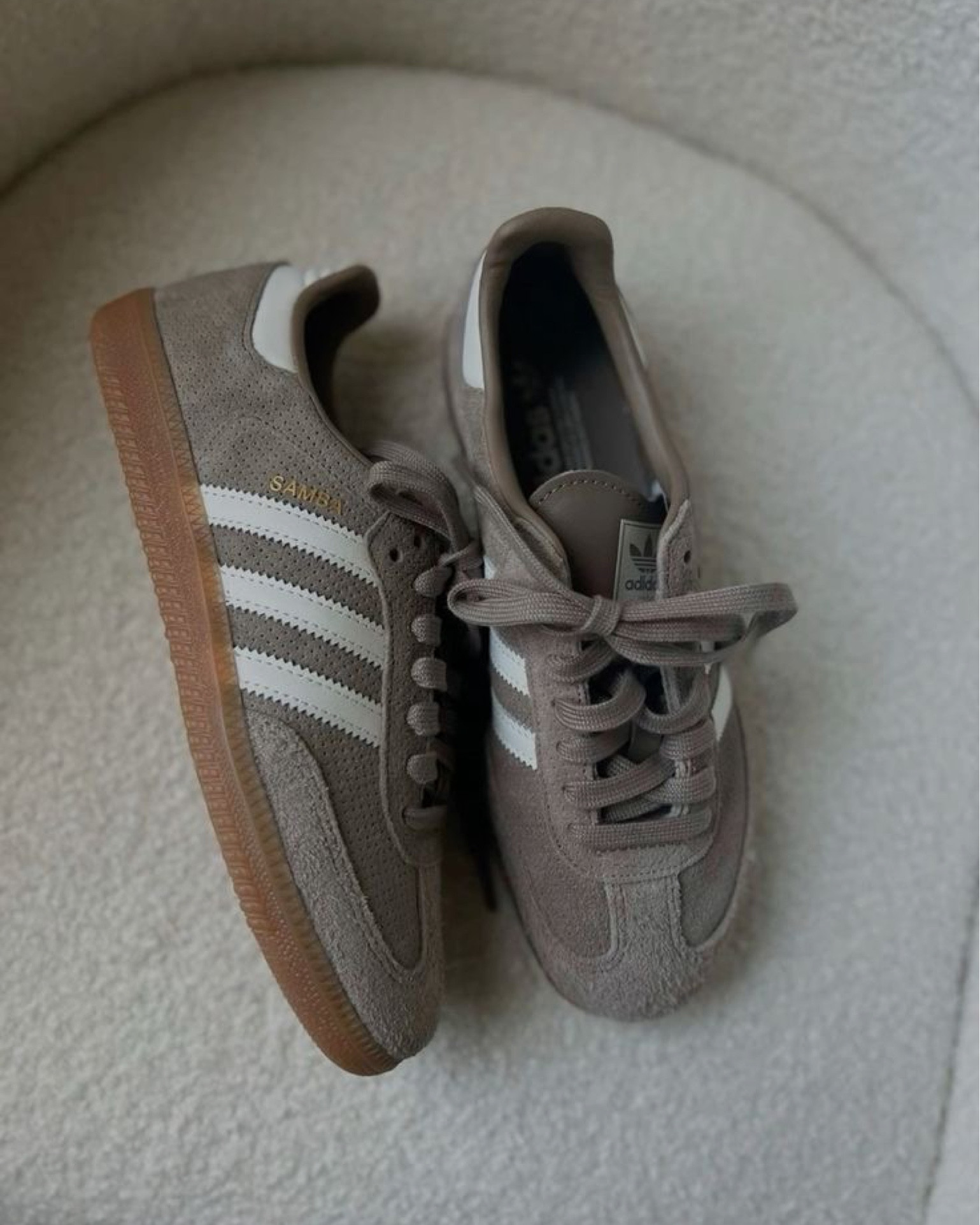 Adidas Samba Chalky Grey Gum 

#LTKshoecrush