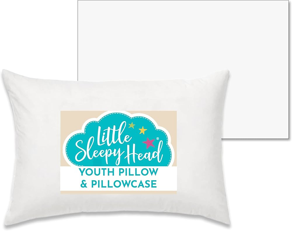 Youth Pillow with Pillowcase (White) - 16 X 22 - Soft & Hypoallergenic - Better Sleep for Kids - ... | Amazon (US)