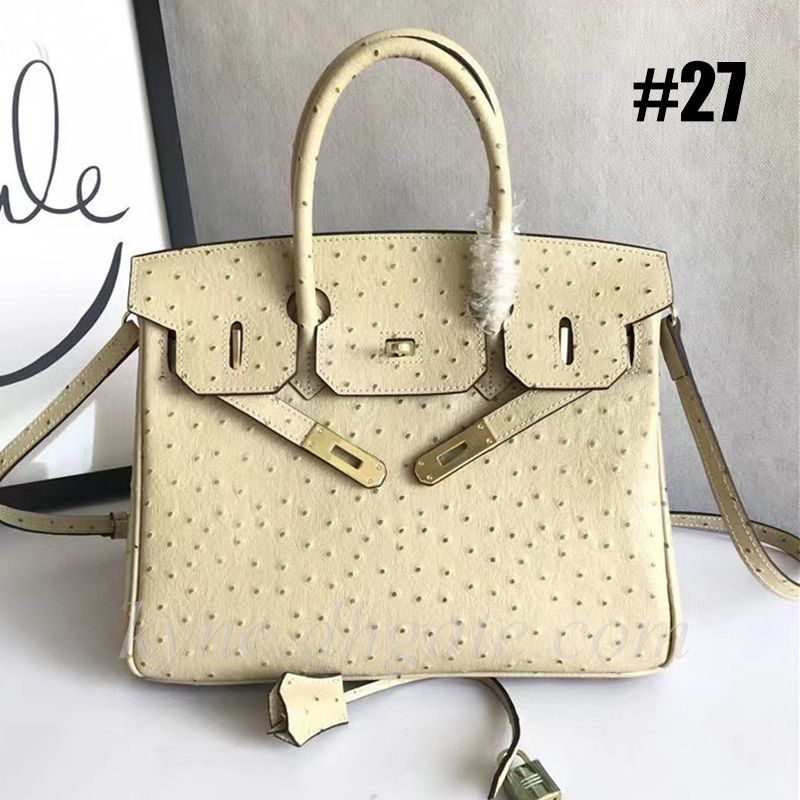 Her Mes Premium Dupe Fashion Womens Leather Handbag Shoulder Bag 25cm/ 30cm/ 35cm From Kyne, $106... | DHGate