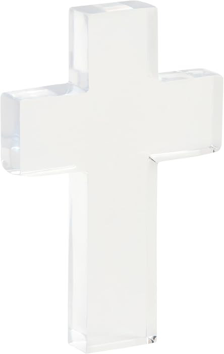 Mud Pie Clear Resin Cross, 6" x 4" | Amazon (US)