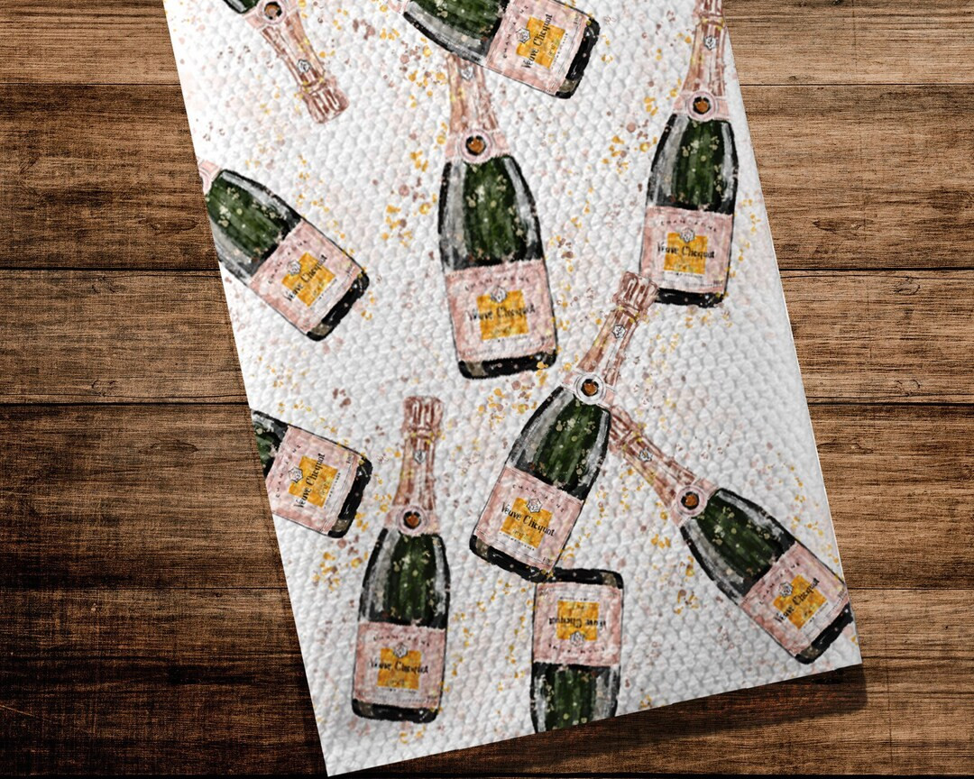 Veuve Champagne Tea Towel, Bridesmaids Gift, Girl Friend Gift, Best Friends, Mother's Day Gift, K... | Etsy (US)