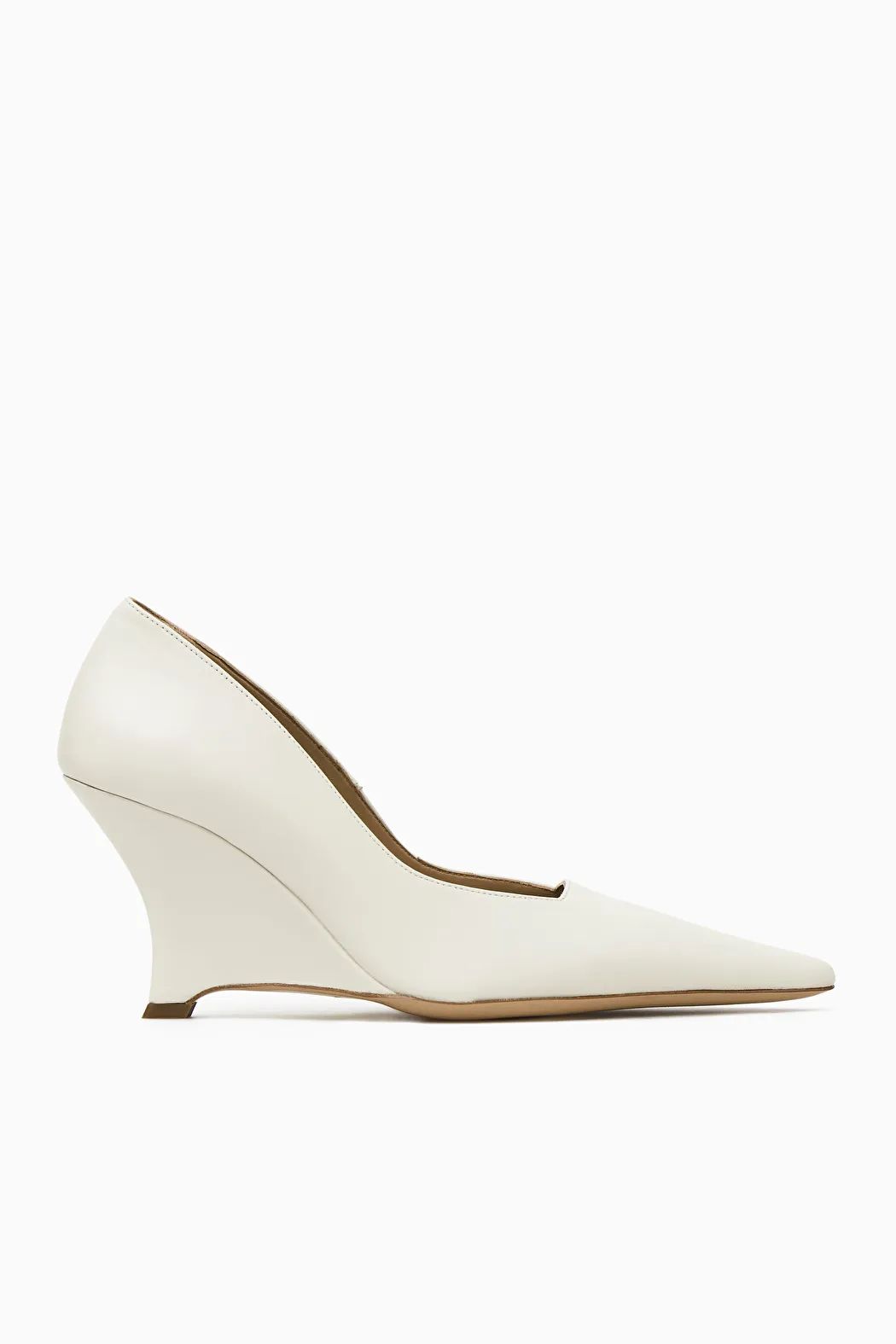 POINTED LEATHER WEDGE PUMPS | COS UK