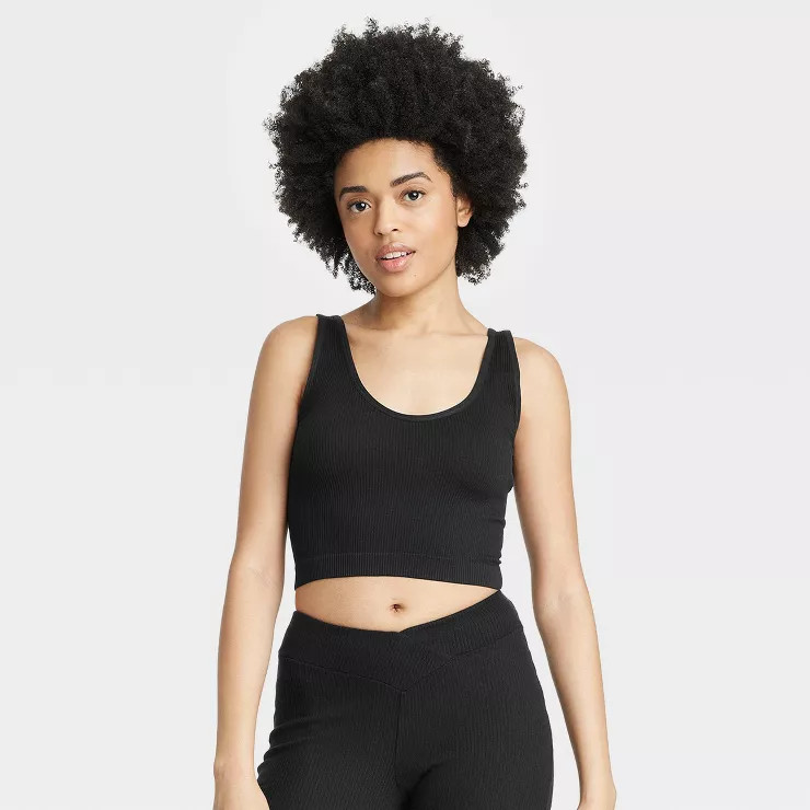Women's Ribbed Seamless Reversible Tank Top - Colsie™ | Target