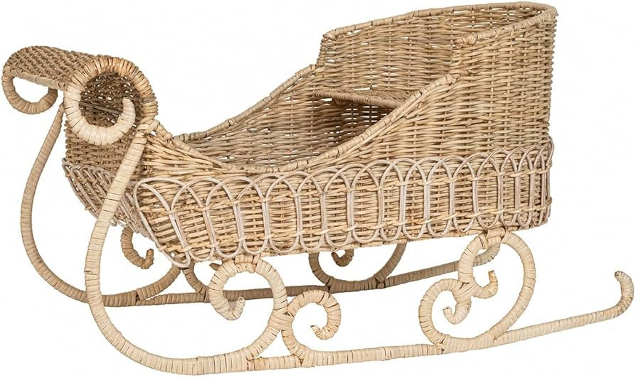 Juliska Provence Rattan Sleigh - Whitewash | Amazon (US)