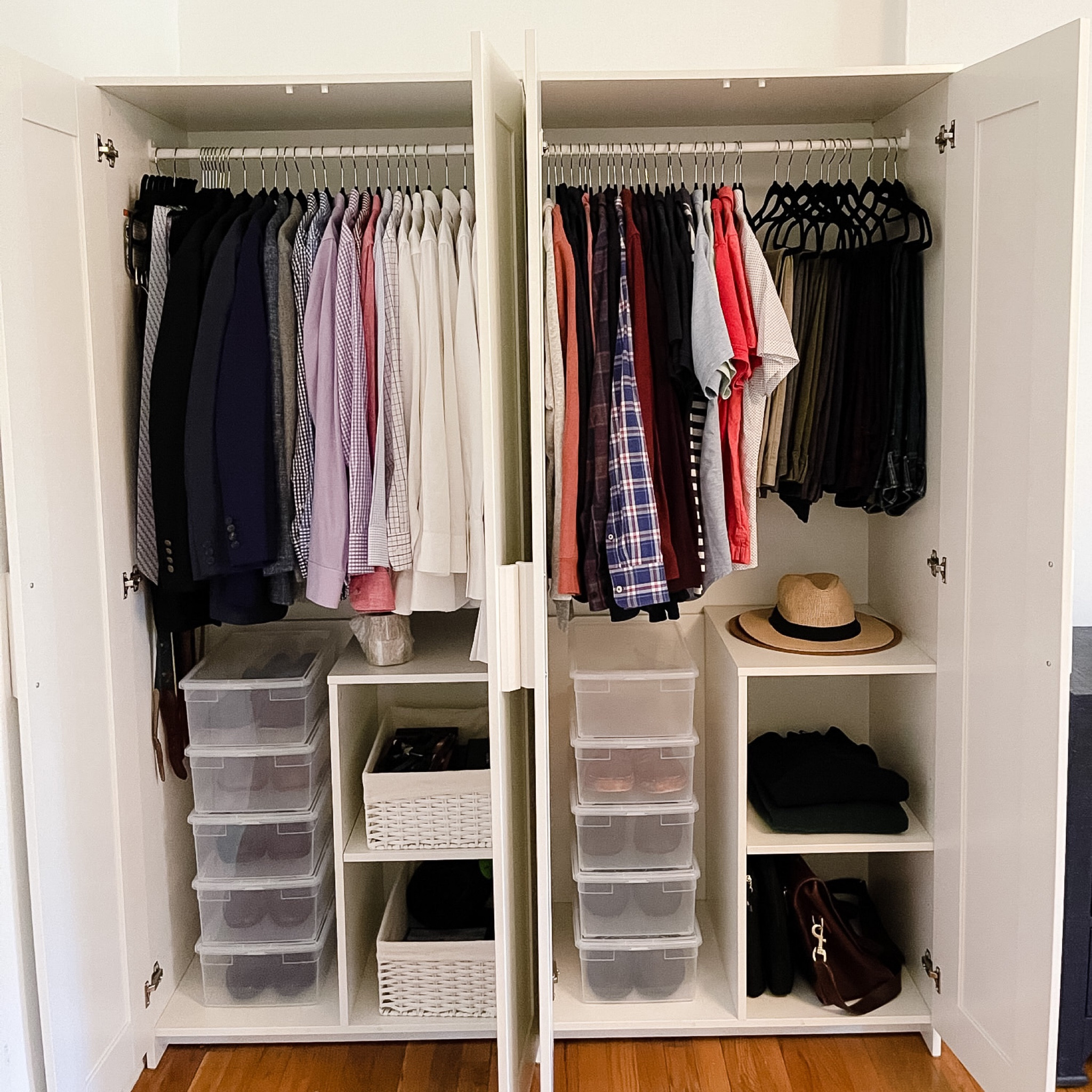 Your closet doesn’t have to be picture perfect if the system works for you and alleviates the guesswork of where things belong |+

#LTKmens #LTKfamily #LTKhome