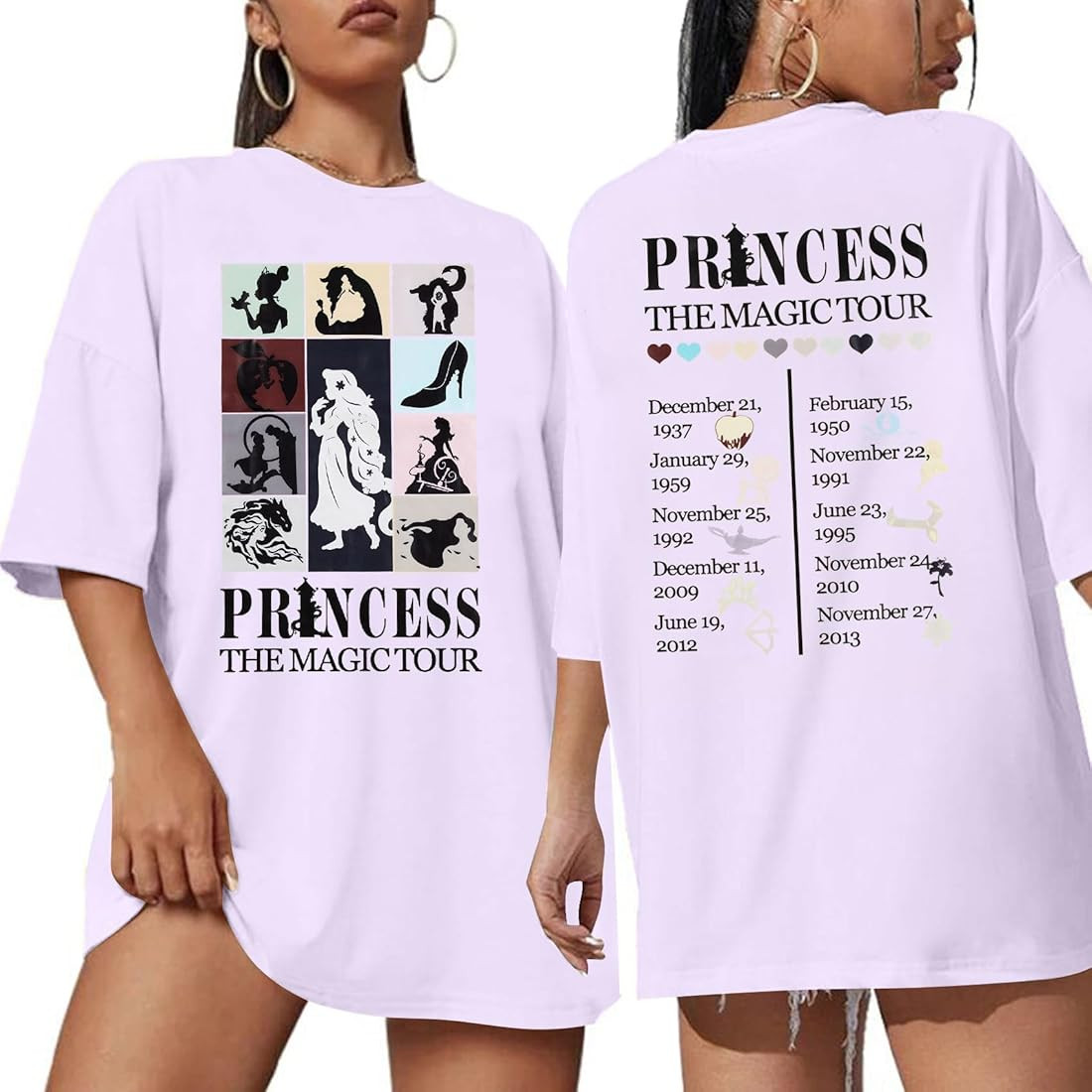 Princess Shirts for Women Ladies Magic Shirt Family Girl Trip Tee Holiday Vacation Short Sleeve T... | Amazon (US)