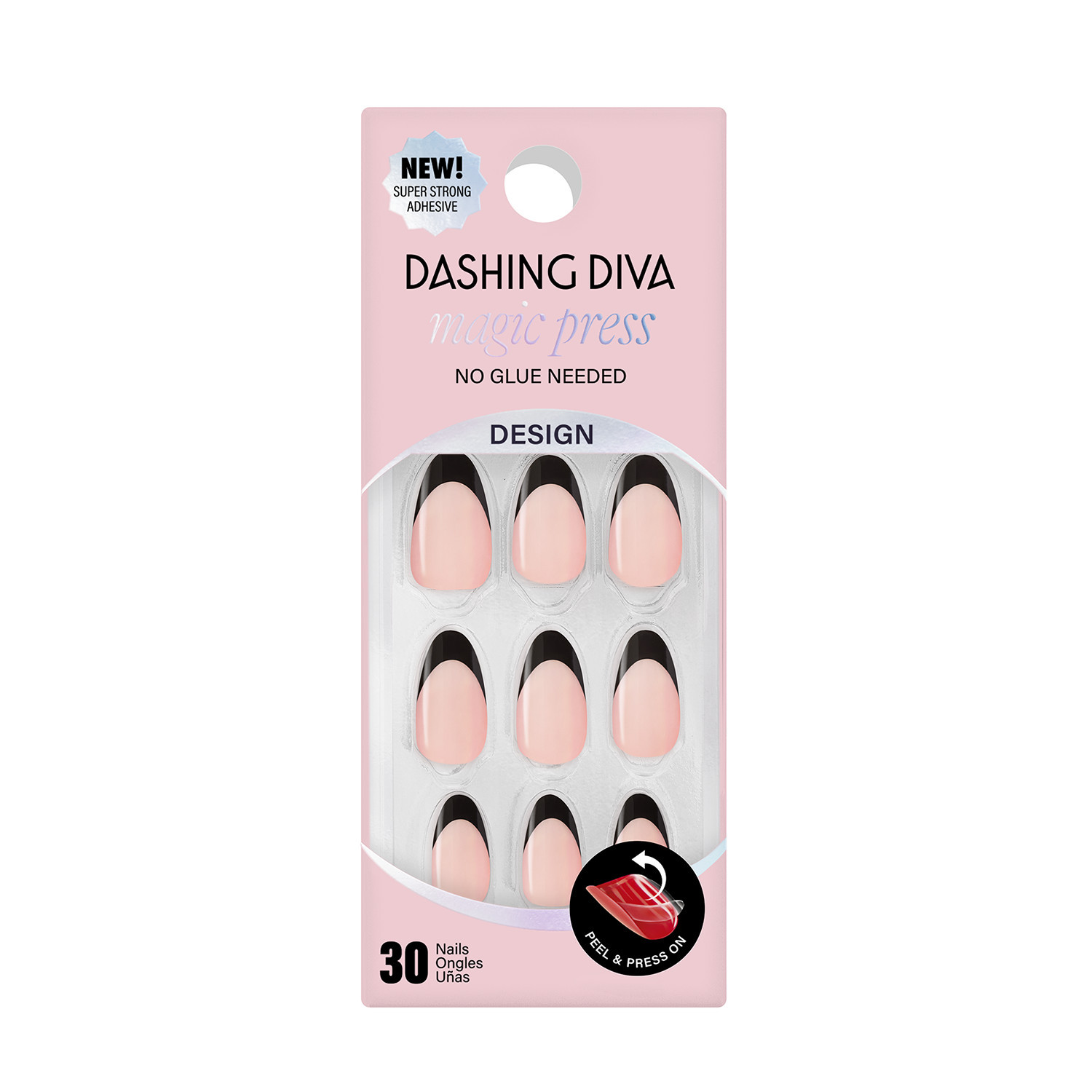 Dashing Diva Magic Press Press-On Nails Little Black Dress | Sally Beauty