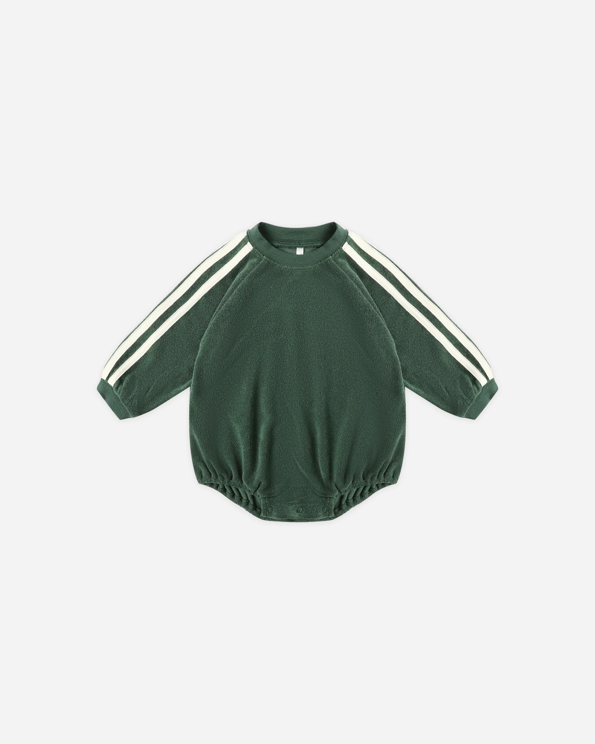Crewneck Romper || Green | Rylee + Cru