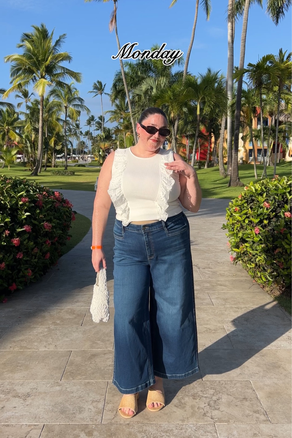 Top is size 2 and jeans are size 16