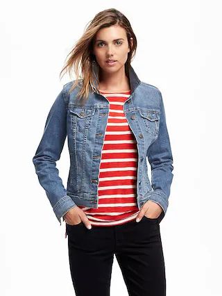 Old Navy Denim Jacket For Women Size L Tall - New medium authentic | Old Navy US