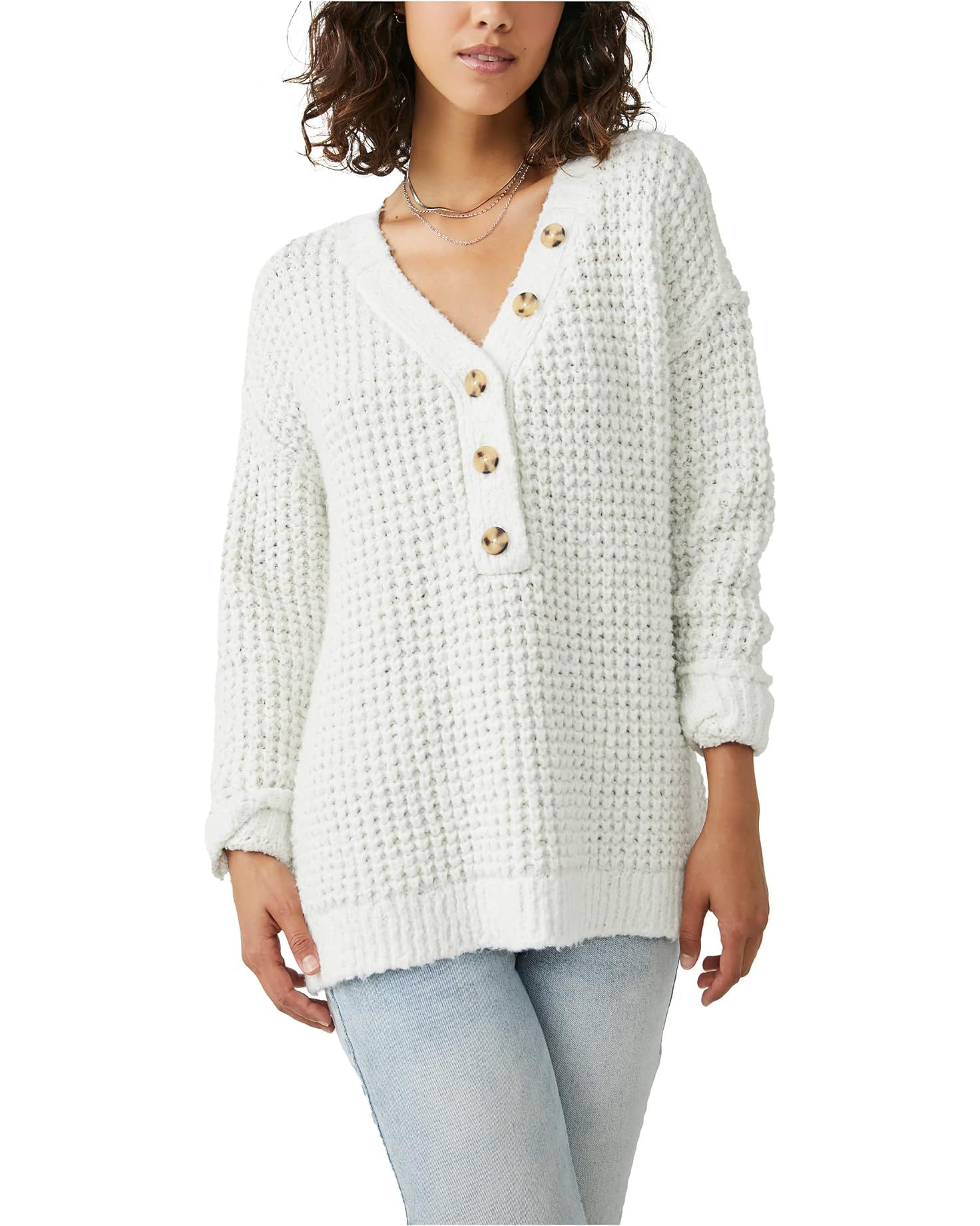 Free People Whistle Thermal Henley | Zappos