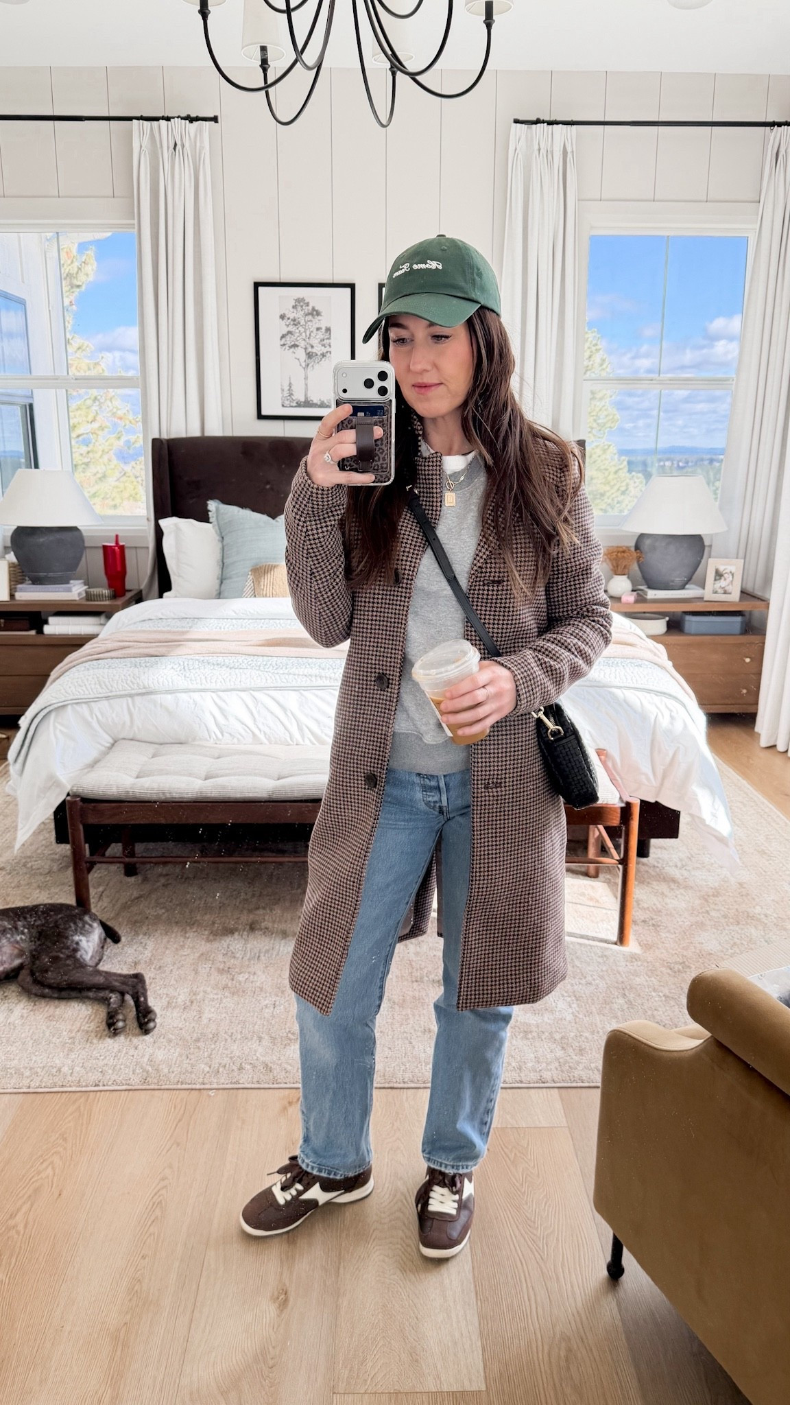 OOTD! It’s amazing. What a wool trench can do to any basic outfit. Lots of them are on clearance at Abercrombie right now I linked mine. 

Will coat, trenchcoat, spring, sweatshirt, T-shirt, hat, jeans, denim, Abercrombie, American Eagle, Madewell, Levi’s, 501, sneakers, target, purse, handbag, Crossbody, quince, McGee and Co, studio McGee, bedroom decor ￼

#LTKootd #LTKmomlife #LTKSaleAlert