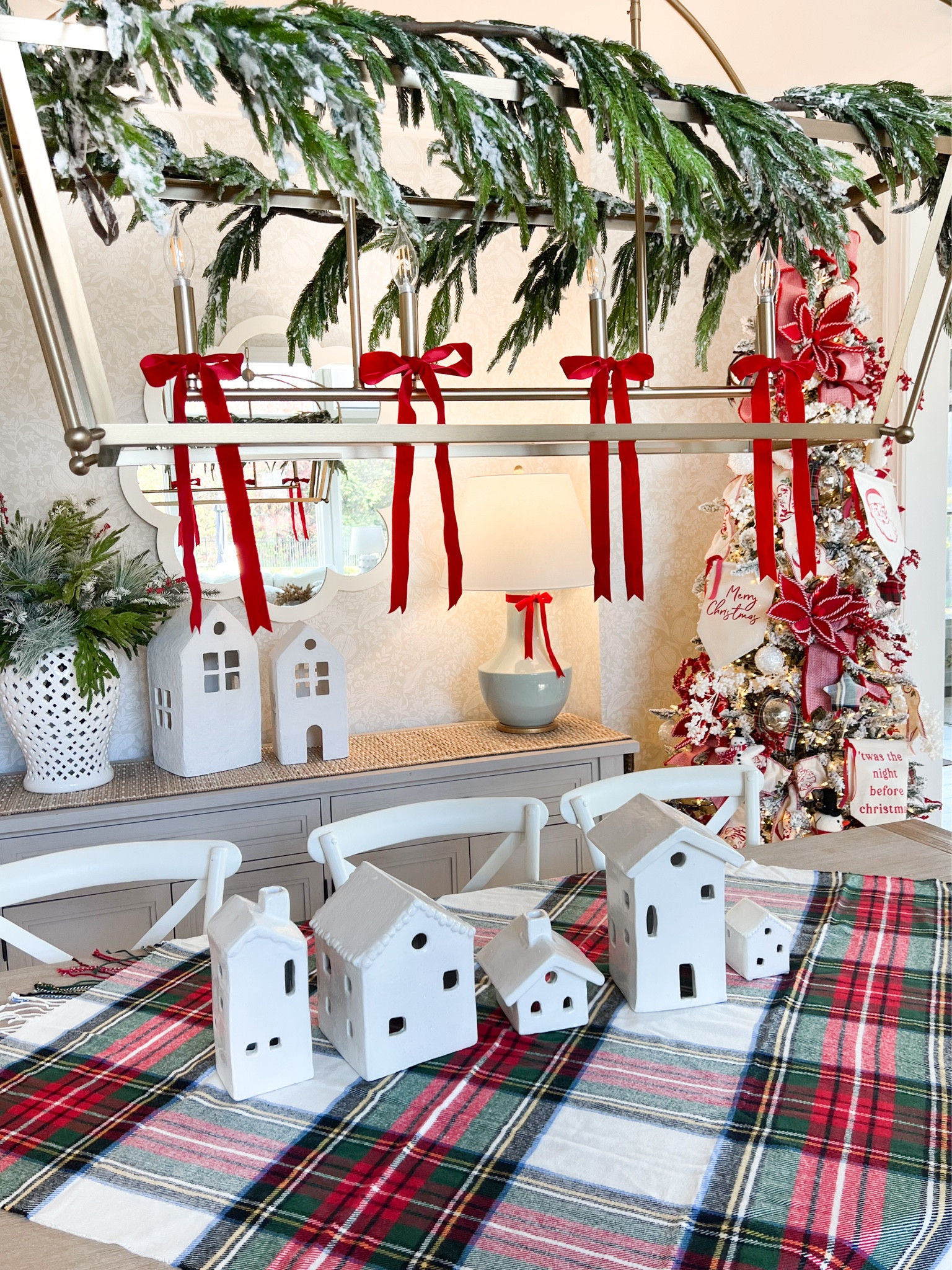 A few holiday touches on our dining room table! More to come but sharing some links now to get you started  

#LTKHome #LTKHoliday #LTKSeasonal