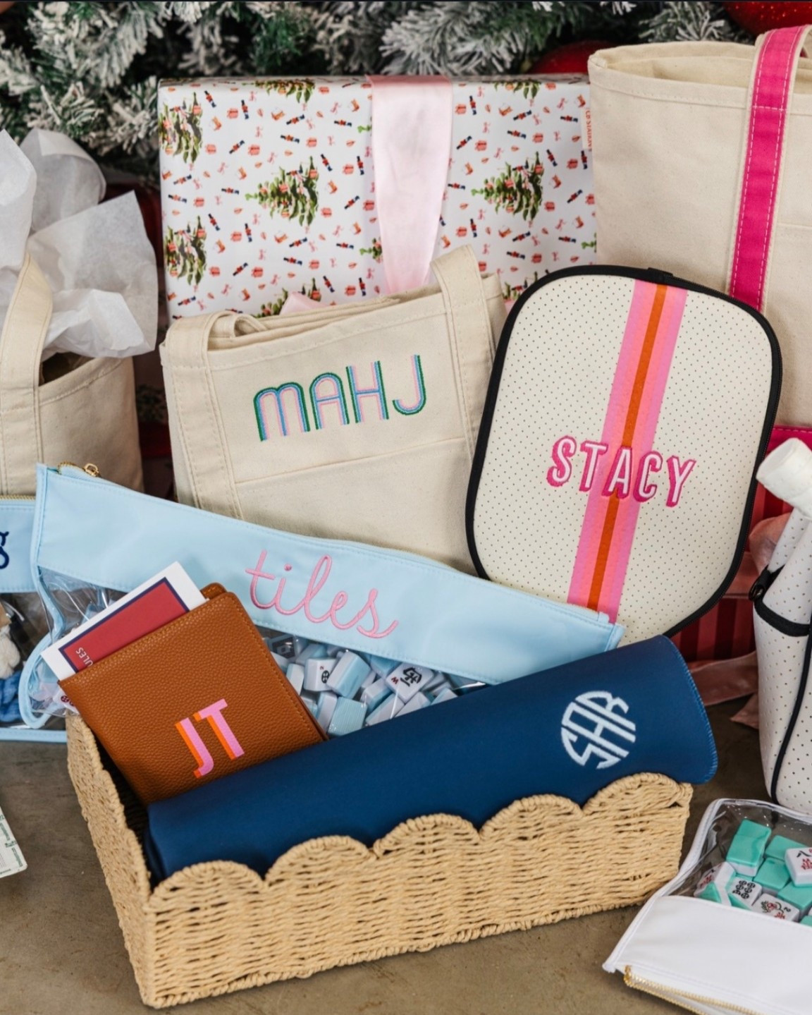 Cutest gifts for all the hobby lovers. - Mahjong, needlepoint, and pickleball! Love all the different customization options and colors! These are always a crowd pleaser!

#needlepoint
#mahjong
#pickleball
#hobbygifts
#needlepointgifts
#mahjongbag
#mahjongaccessories
#pickleballbag