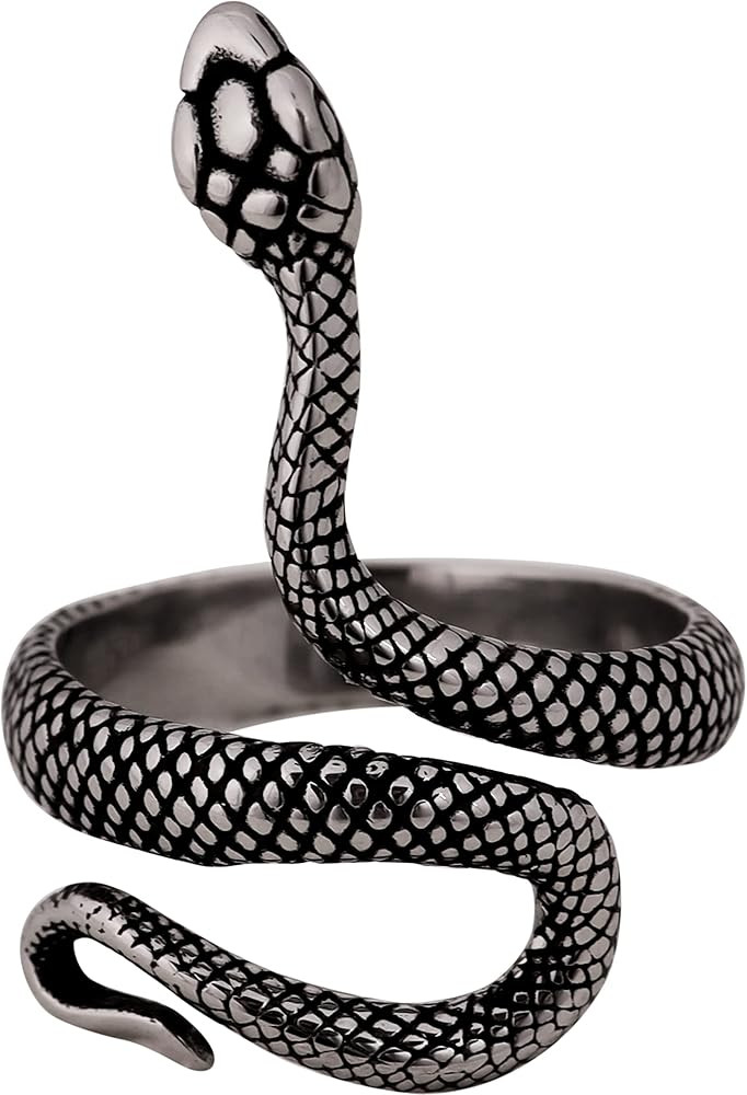 Sacina Gothic Goth Snake Ring, Snake Rings for Women, Gothic Ring, Goth Rings, Gothic Rings for W... | Amazon (US)