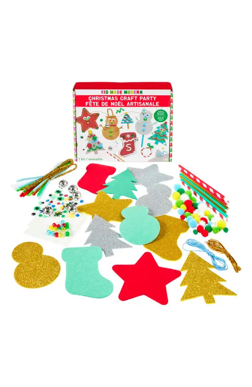 Kid Made Modern Christmas Craft Party Kit in Multi at Nordstrom | Nordstrom