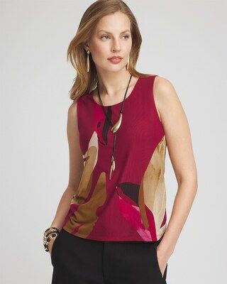 Abstract Print Mesh Tank | Chico's