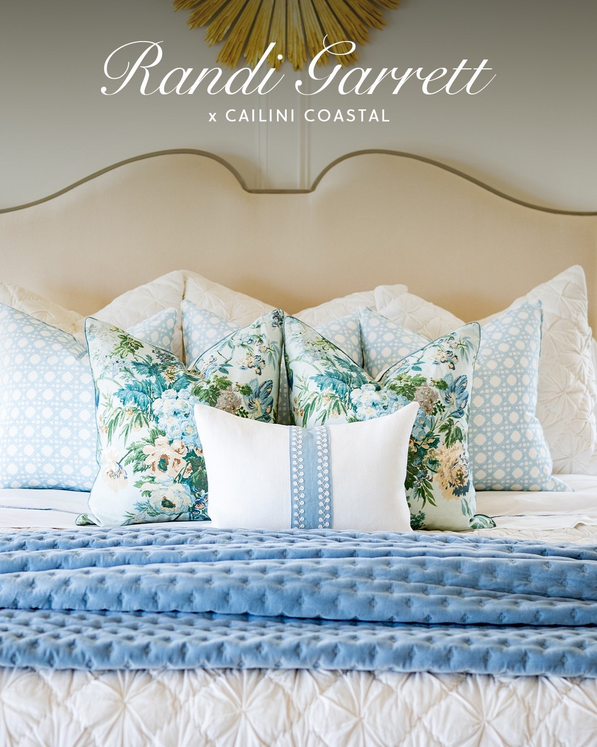 Velvet textures, floral prints, and shades of blue, gold, and ivory — cozy coastal chic bedding inspiration for your home! You can shop all of my favorites here. ✨

#LTKHome