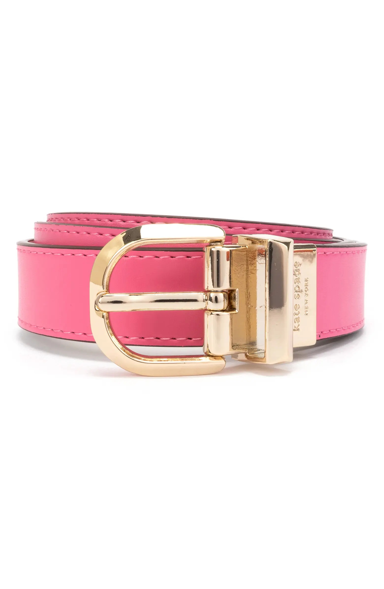 reversible leather blend belt | Nordstrom