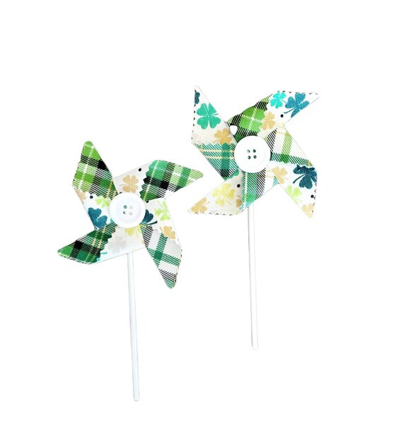 Shamrock Pinwheels Rainbow Pinwheels St. Patty Pinwheels | Etsy | Etsy (US)