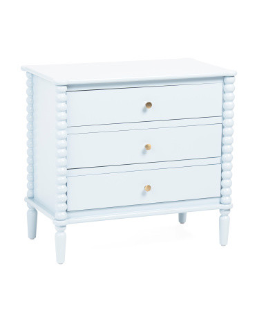 28x26 3 Drawer Spindle Side Table | TJ Maxx