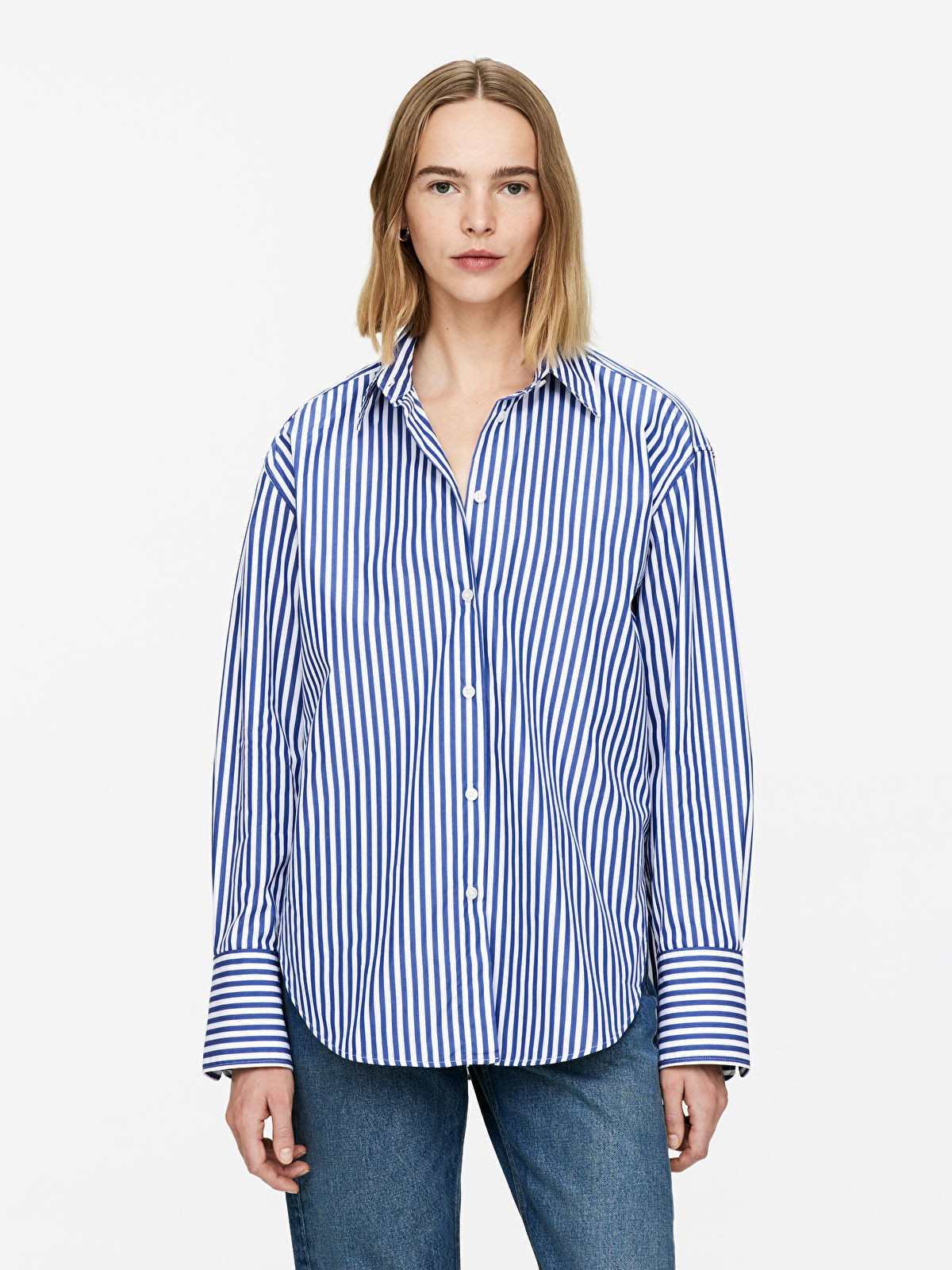 Relaxed-Fit Poplin Shirt | Arket UK