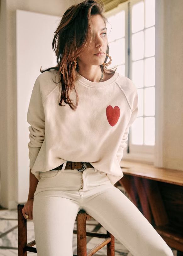 Heart sweatshirt - Sézane x Bobo Choses | Sezane Paris