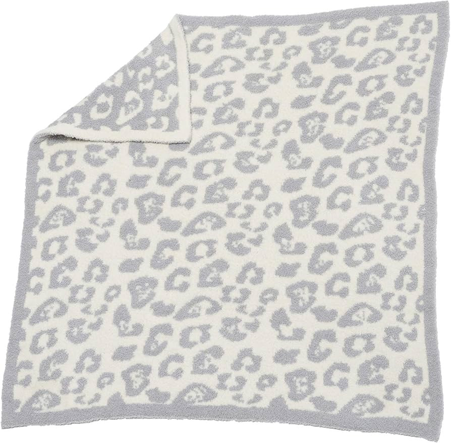 Barefoot Dreams CozyChic in The Wild Baby Blanket, Ocean/Cream | Amazon (US)