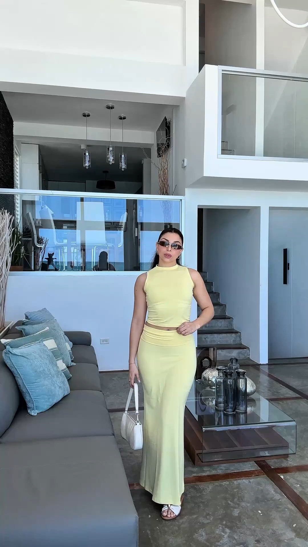 The perfect set for vacation! 💛 Comfy, chic and adds color to your trip. Obsessed. 🤩  Set: Size S, Shawear: Size M.
I did wear shape wear underneath since the skirt is a bit sheer and I dont like to feel frinction between my legs. 
-



#LTKootd #LTKTravel #LTKspringtrends