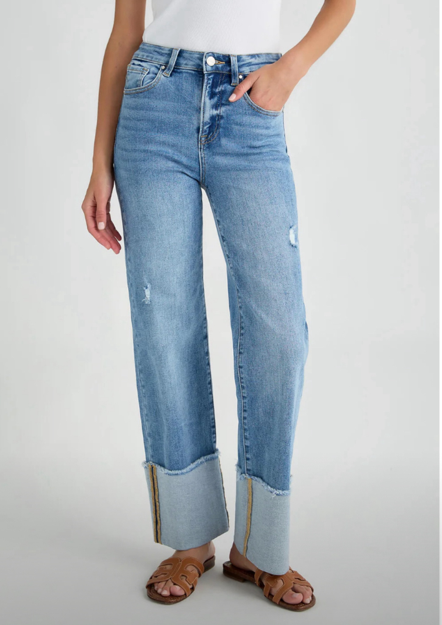 🚨 Trend alert and these will sell out fast!

Risen jeans are great quality and an amazing price!  $69 fit true to size 
Medium wash, and large cuff

A must have

Perfect for any age and great for Back to  school

#LTKBacktoSchool #LTKStyleTip #LTKFindsUnder100